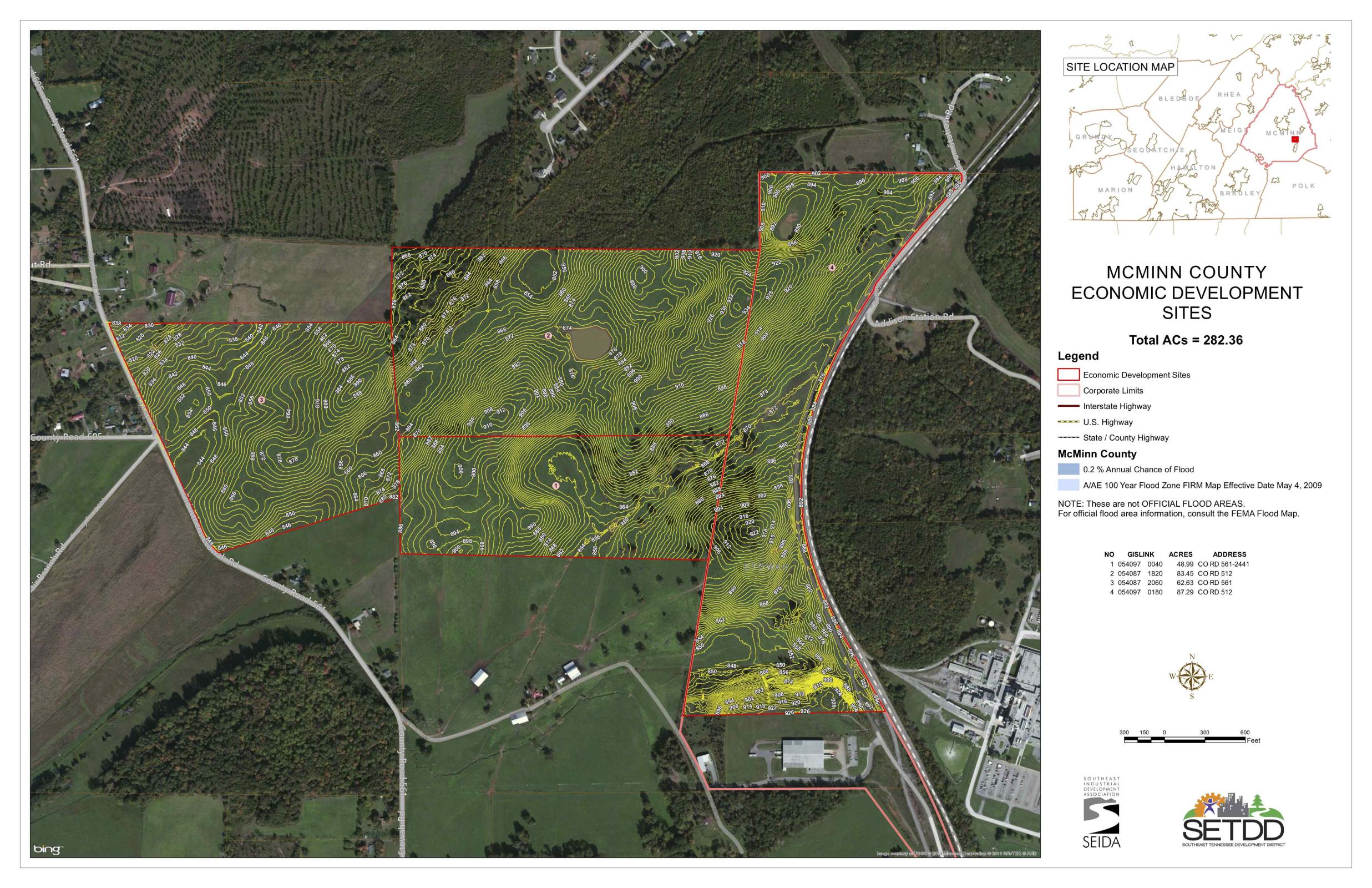 topographic map